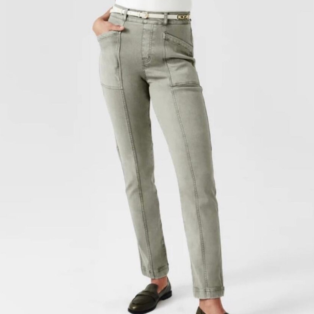 NWT Spanx olive green pants